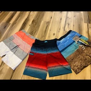 🔴SOLD🔴pairs of Boys Swim shorts XL 14-16 Cat and Jack and Boy Wonder